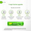 GP Rechargeable Ni-MH Batteries (AAA & AA) CN plug (adapter included)