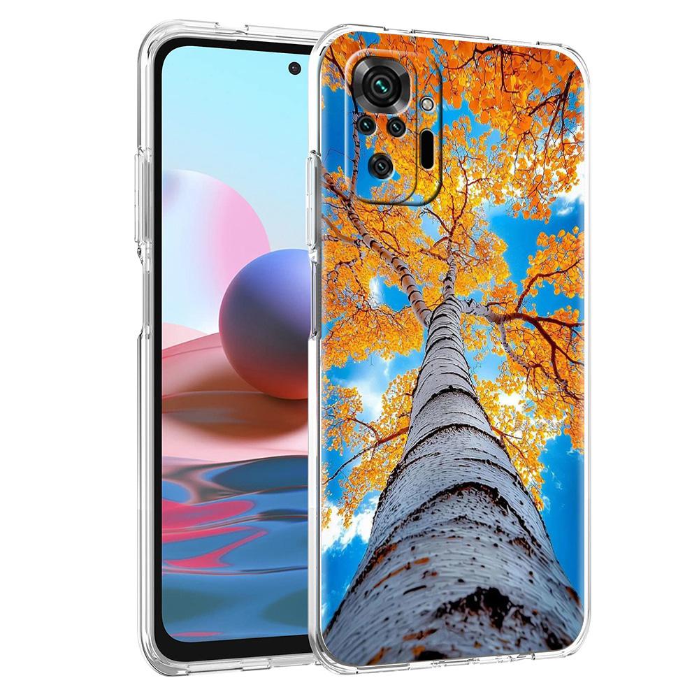 Чехол для телефона для Xiaomi Redmi Note 15 14 5G 13 12 10 11 Pro Plus 4G 14C 13C 12C Мягкий ТПУ чехол Красивая Природа Лес Дерево