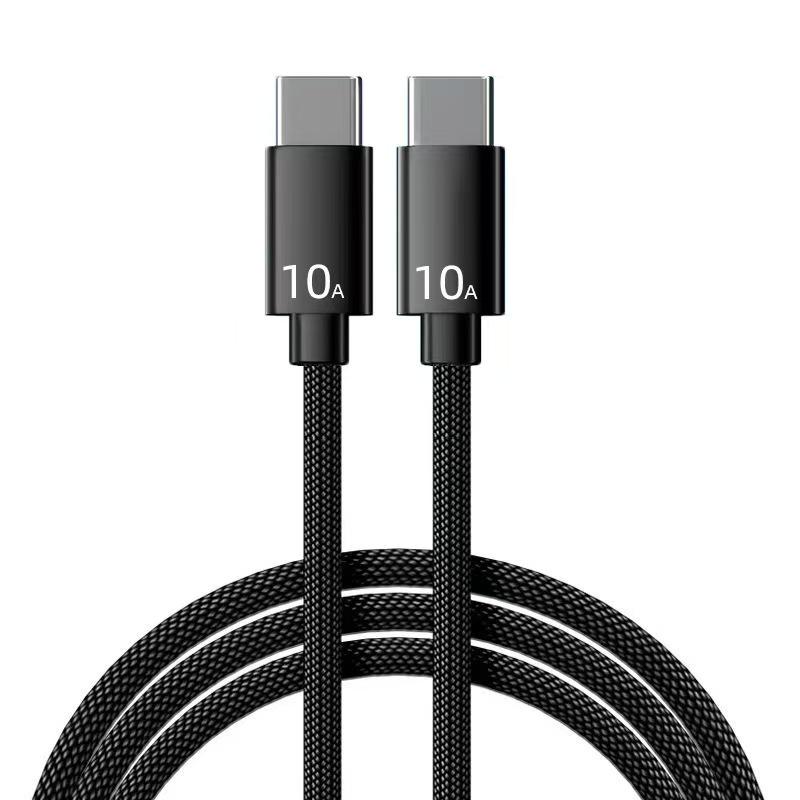 Двойной кабель Type-C 120 Вт с быстрой зарядкой для Apple и Oppo 10A