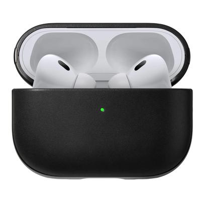 SIMON Tochigi Leather Чехол из кожи для AirPods Pro 2 [Совместим с USB-C] (Черный Тотиги)
