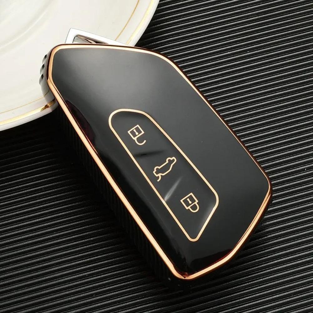Модный TPU Чехол-оболочка для автомобильного пульта ДУ для VW Volkswagen Golf 8 2020 Skoda Octavia A8 2021 SEAT Leon MK4 Аксессуары