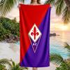 Полотенце для пляжа Fiorentina FC, быстросохнущее, из микрофибры, впитывающее, портативное, для путешествий, для плавания