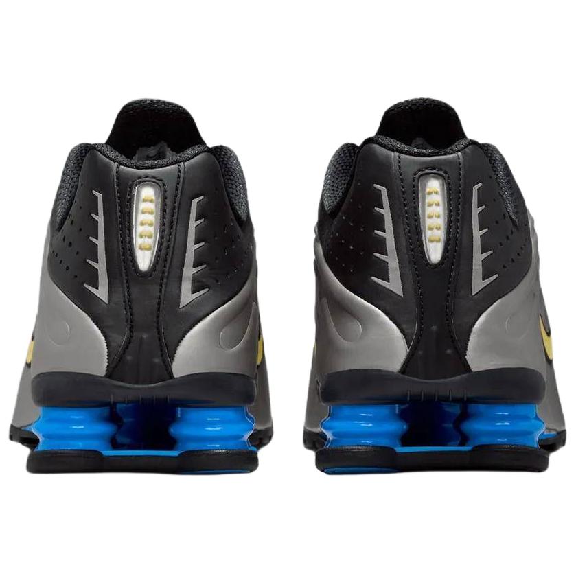 Nike Кроссовки мужские Shox R4 Бразилия Черный Canaray-Metallic-Pewter-Light-Photo-Blue-White IO8134-001