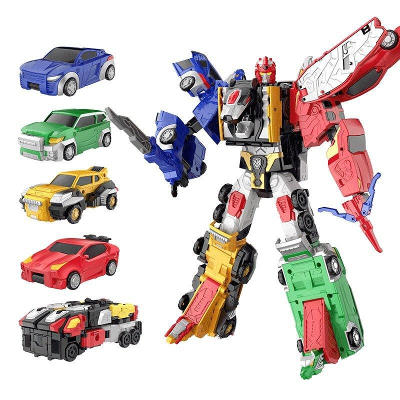 Kabo Car God's Crystal Beast Squadron Transforming Mecha Robot Toy