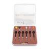 6pcs Precision Screwdriver Set with 6 Extra Replace Heads 6 Different Size Watchmaker Screwdriver