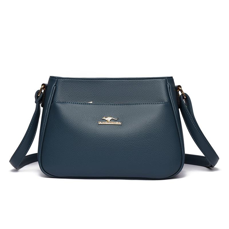 Новая простая ретро наплечная сумка женская текстурная для поездок модная нишевая сумка-мессенджер универсальная популярная сумка для мамы