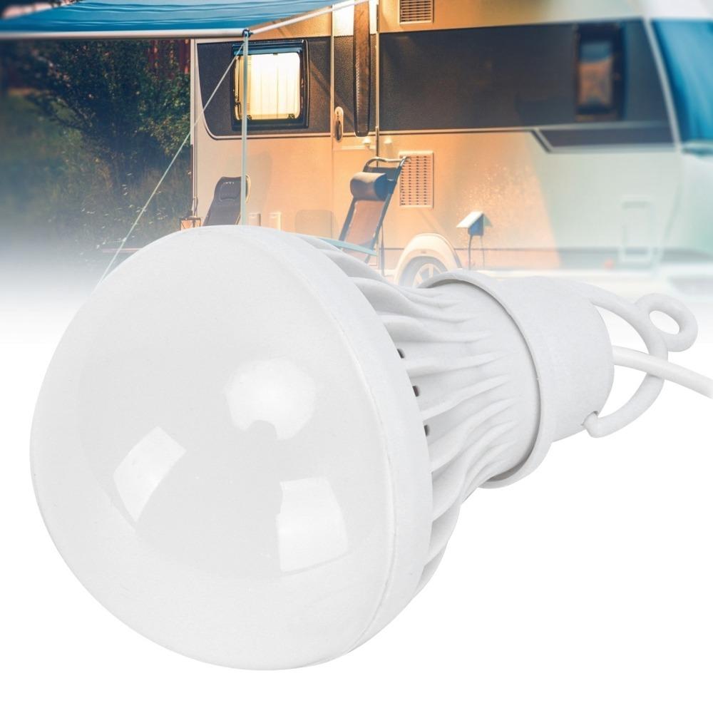 2 Pack White Light Camping Lantern USB Powered USB Bulb Durable Tent Light  Outdoor Hiking