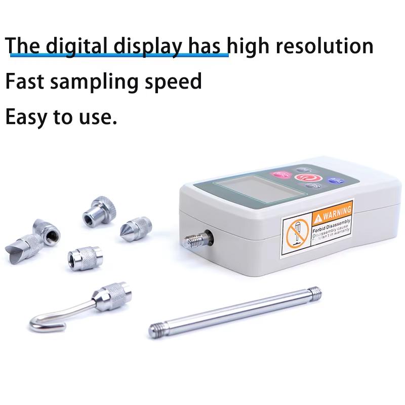 500N Digital Dynamometer Force Gauge Portable Pull Tester LCD Electronic Dynamometer Digital Display Push-pull Force Meter