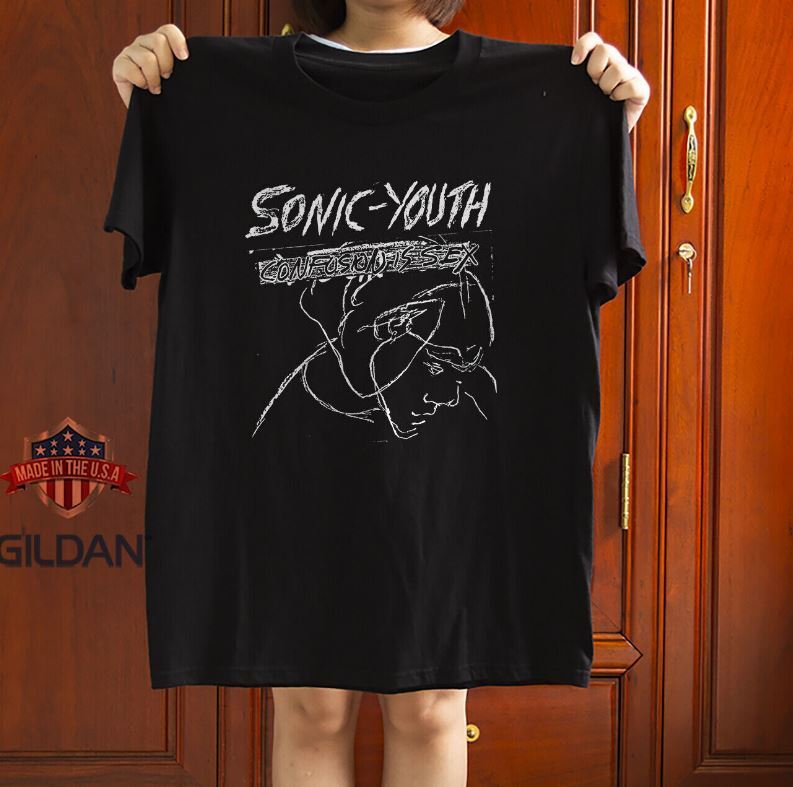 26 Sonic Youth - Confusion Is S6x Rock Band Unisex T-Shirt Size S-5XL. Unisex T-Shirt