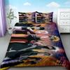 Duvet Cover Anime Uzumaki Naruto Bedding Set Pillowcase Bedclothes Suit Single Double Quilt Cover Bedspead Bedroom boys bests