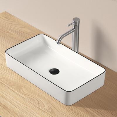 Эксклюзивно в Stylish Large Freestanding Handwashing Ceramic Handwashing Handwashing Bowl [Продано JOMOWN] Раковина, Раковина, 605355110 мм, Раковина,