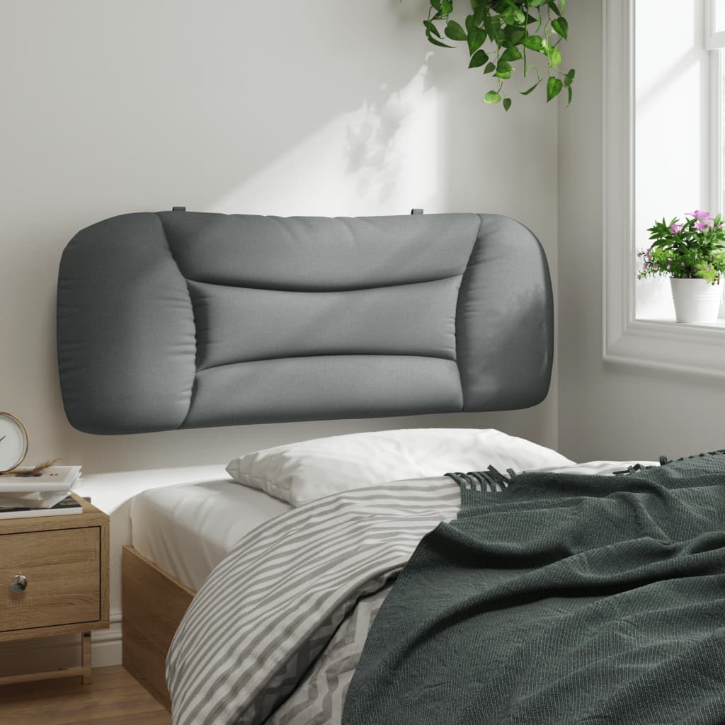 Headboard Cushion Hvar Light Grey 100 cm Fabric