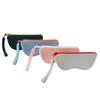 Soft Silicone Zipper Glasses Bag Storage Waterproof Bag Cosmetic Coin Bag Case For Women Girls Candy Color Dustproof Glasses Box
