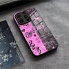 L-Lil Peep Anime Phone Case For IPhone 17 Air 16 E Pro Max 15 14 13 Mini 12 Pro 11 Max Plus Black Glass Cover
