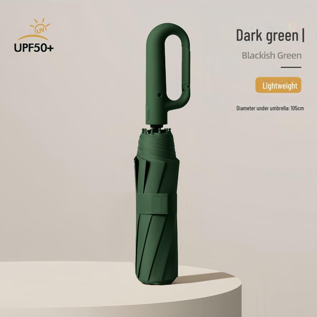 Automatic Dual-Use Folding Umbrella: Premium Sunshade & Rain Protection with Custom Logo