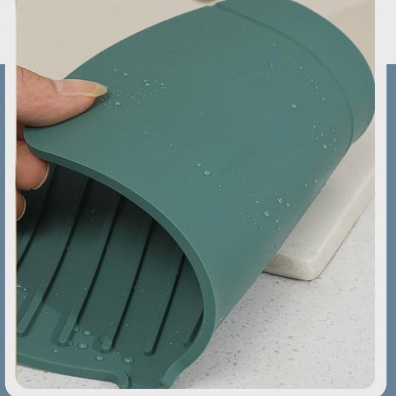 Силиконовый брызговик: Многофункциональный коврик для слива воды с крана и коврик для воды для умывальника