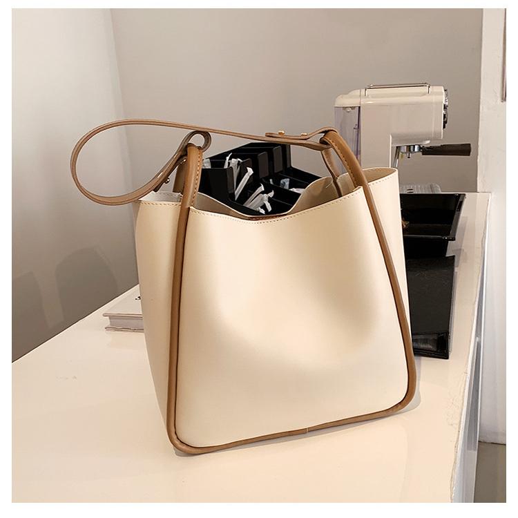 Женская сумка в корейском стиле, сумка-ведро на одно плечо, портативная сумка большой вместимости, сумка для матери