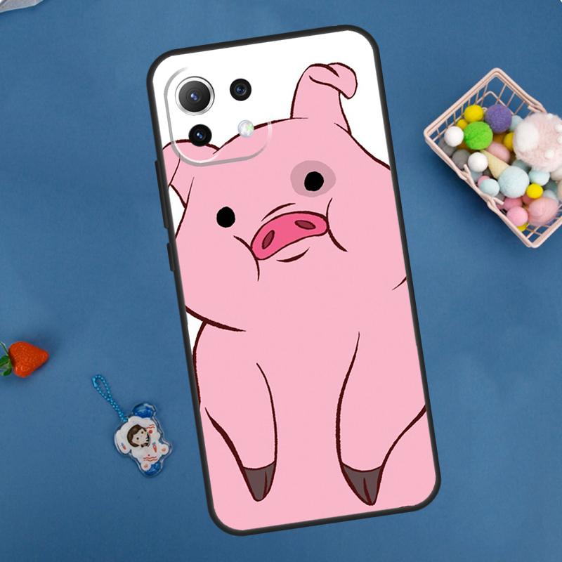Cartoon Pig Case For Xiaomi 14 13 15 Ultra 11T 12T 13T 14T Pro POCO X7 Pro X3 X5 F5 F6 M6 X6 Pro Cover