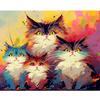 Frame Paint By Numbers Cats Animals Acrylic Paint Crafts Paintings On Number Personalized Gift Living Room Decoration 40x50cm