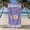 Пляжное полотенце с принтом Towelie, Высокоабсорбирующее быстросохнущее микрофибровое банное полотенце, Идеальный летний подарок для фанатов South Park Банное полотенце