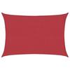 Żagiel Przeciwsłoneczny, 160 G/M², Czerwony, 5X6 M, Hdpe
