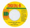 7inch Record BUJU BANTON - If Jah Was Like Man NONE Digital-B 2003 Jamaica Reggae, Ska & Dub Used