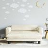 VidaXL Sofa with Footrest for Children Cream 100x50x30 Cm Velvet 3196413
