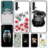 Cute Pug Dog Case For Huawei Nova 10 9 SE 5T Y90 Y70 Y60 Y61 Nova 3i 7i 8i 11i P20 P40 P30 Lite P60 Pro