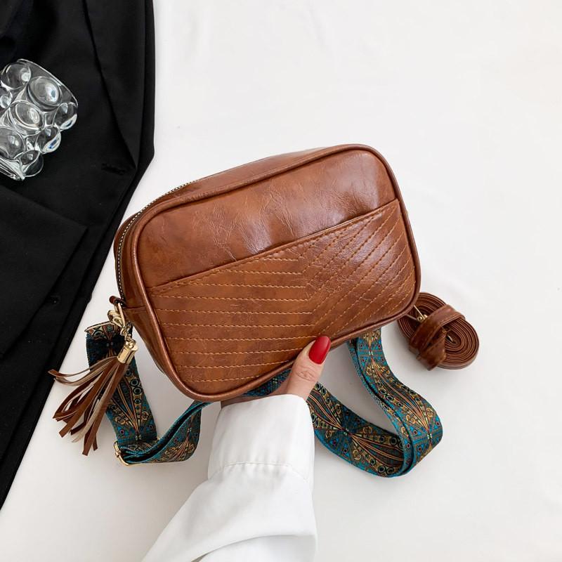 Stylish Small Square Bag For Women Chic Simple Shoulder Crossbody Handbag
