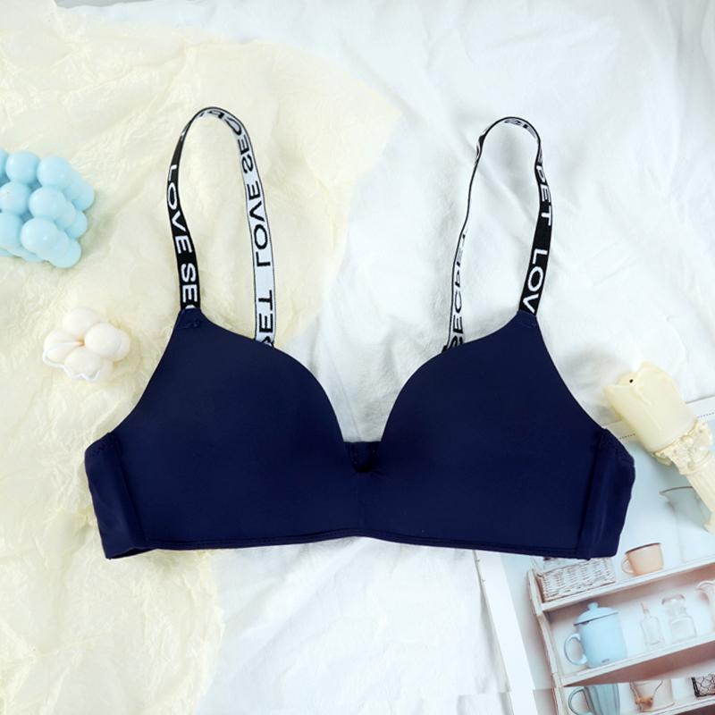 Women Seamless Bras Push Up Lingerie Sexy Bra Girls Letter Strap Bralette Wireless Brassiere Female Intimates