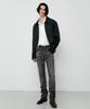 Lmood Shane Pleated Trucker Blouson Jacket Black