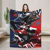 Super Soft Blanket Picnic Kawaii Chibi LUKA Hot Anime ALIEN STAGE Throw Blanket  Flannel Bedspread For Bedroom Sofa Bed Cover