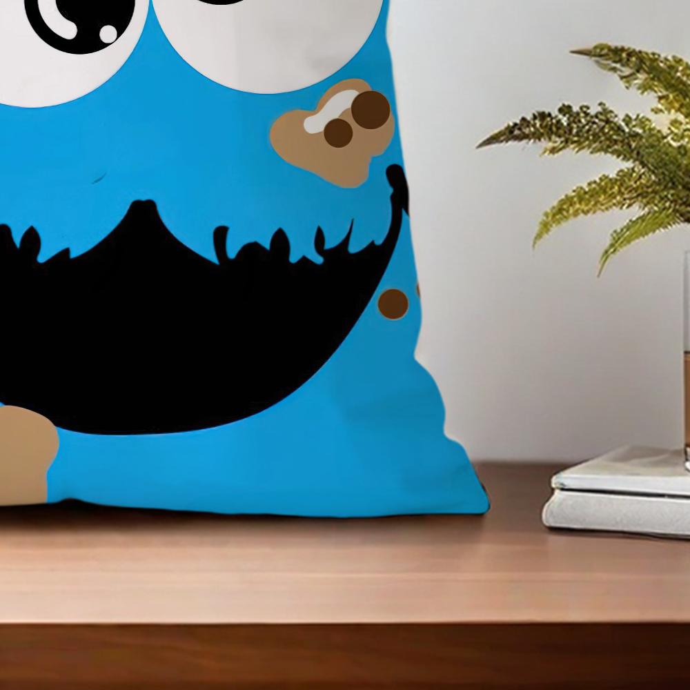 Fashion S-Sesames S-Street cushion cover Pillow Sofa Printing Decoration Room Home Office Coffee Shop Car Nordic Simplicity