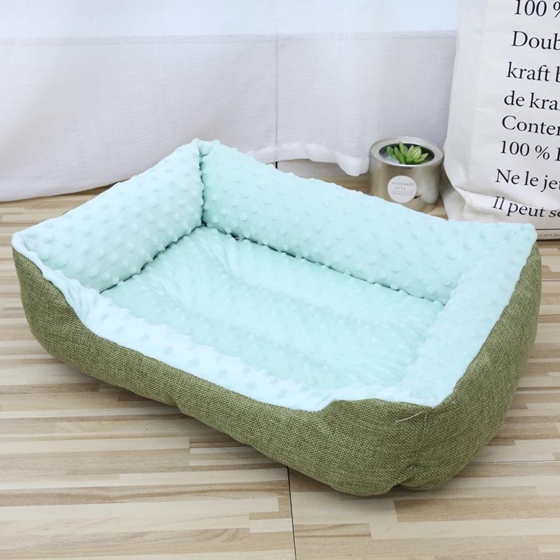 Гнездо для питомца Doudou Velvet Теплый плюшевый коврик для собак, наступающий на молоко, гнездо для сна для собак, 3D-массажное гнездо