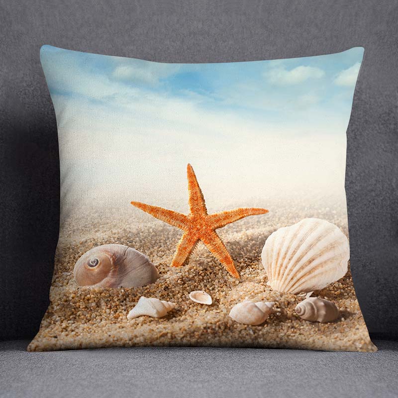 Наволочка с изображением морского животного и русалки, украшение для дома, квадратная наволочка, украшение для дома и офиса, наволочка