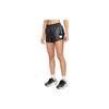 Swoosh Logo Printed Elastic Waist Straight Leg Shorts Women Shorts Black DD6832-010