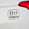 Счастливая семья Наклейки на машину Стикеры Стайлинг кузова автомобиля Мультяшные виниловые наклейки Забавные Детские игры Автонаклейки Декор
