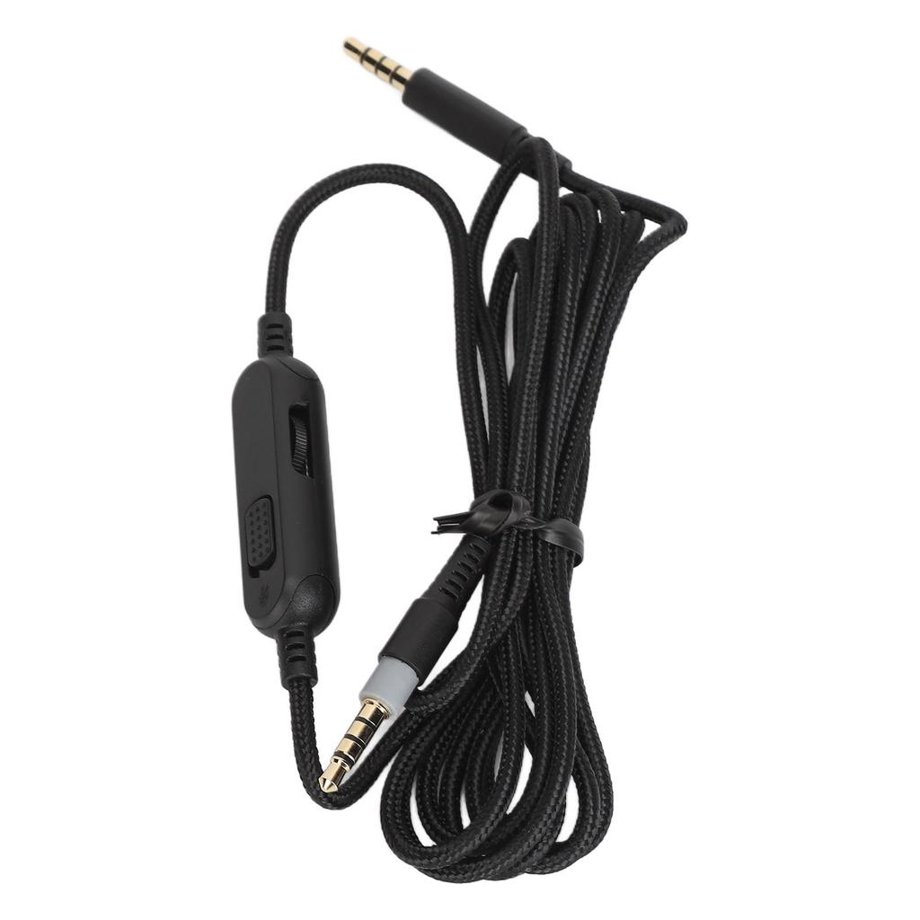 Кабель для наушников, штекер 3,5 мм, сменный шнур для гарнитуры с регулятором громкости и микрофоном для HyperX Cloud Mix для G633 G933