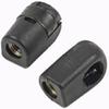 Gas Strut Nylon End Fittings fit for 10mm Ball Stud M6 Female Thread Straight Detachable Shock Lift Jiont Connector, Pack of 4 (Black)