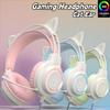 Cat Ear Luminous Wired Gaming Headset for E-Sports