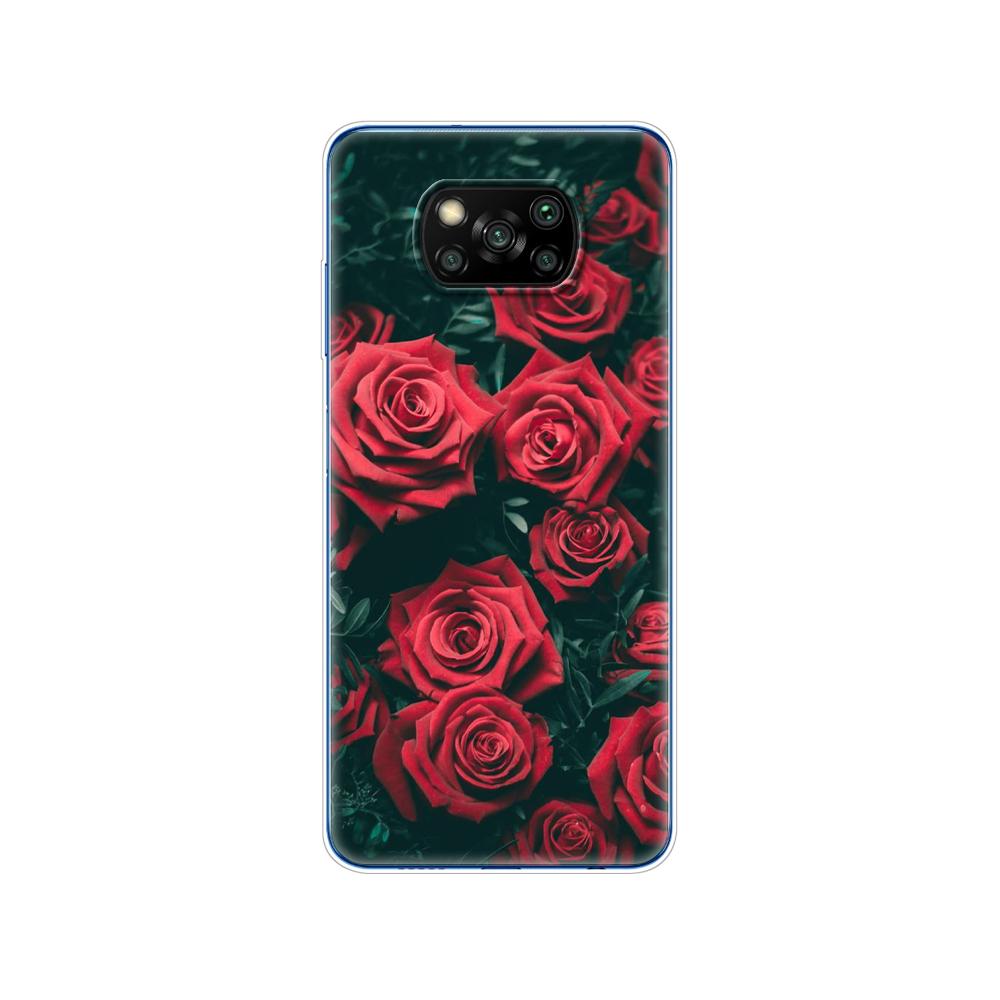 Для Xiaomi Poco X3 NFC силиконовый чехол с мягкой задней панелью для POCO X3 pro, чехол из ТПУ, бампер для Poco X 3 PocoX3 NFC 6,67 дюйма, Global Phone etui