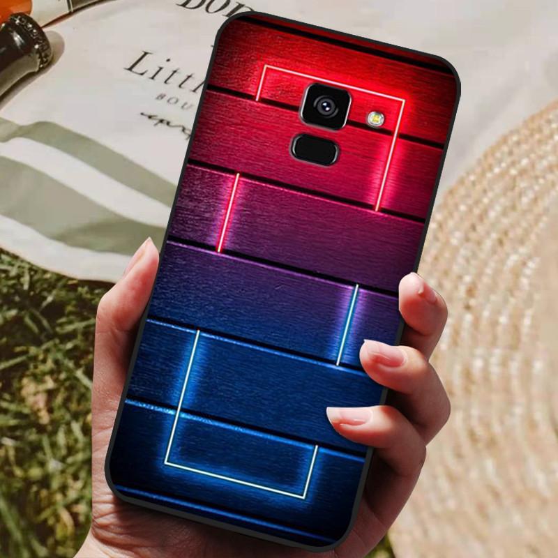 Для Samsung Galaxy A8 2018 A530 A530F Чехол Силиконовый Мягкий ТПУ Чехол для телефона Для Samsung A8 Plus 2018 A730 A730F Чехол Черный Coques
