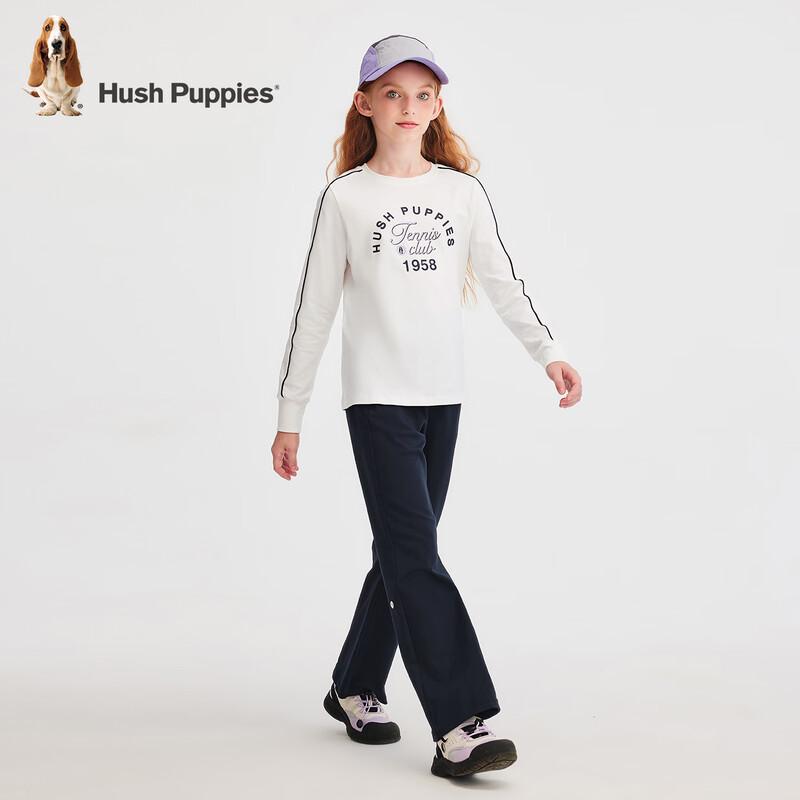 Детская футболка с длинным рукавом и круглым вырезом Hush Puppies для девочек