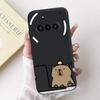 Чехол для Nothing Phone 3A A059 Милый Мультяшный Панда Астронавт Мягкий Силикон Матовый Черный Чехол Для Nothing Phone3a Pro A059P Fundas