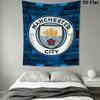 Etihad MCFC GroundWall Hanging Printed Fabric Blanket Decorative Tapestries for Bedroom Living Room Home Decor