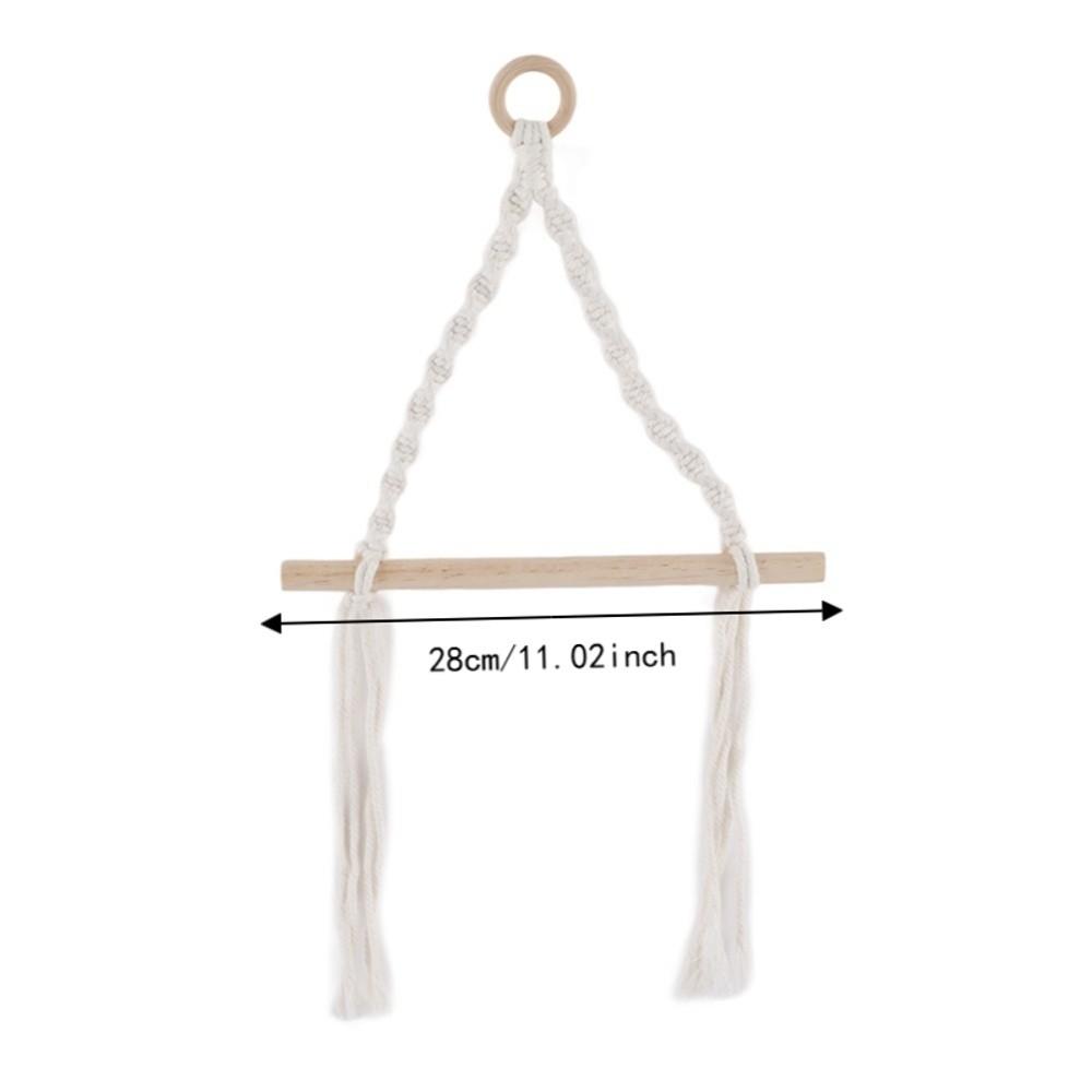 2pcs Cotton Rope Paper Towel Holder Anti Static Towel Rack Boho Toilet Roll Holder For Bathroom
