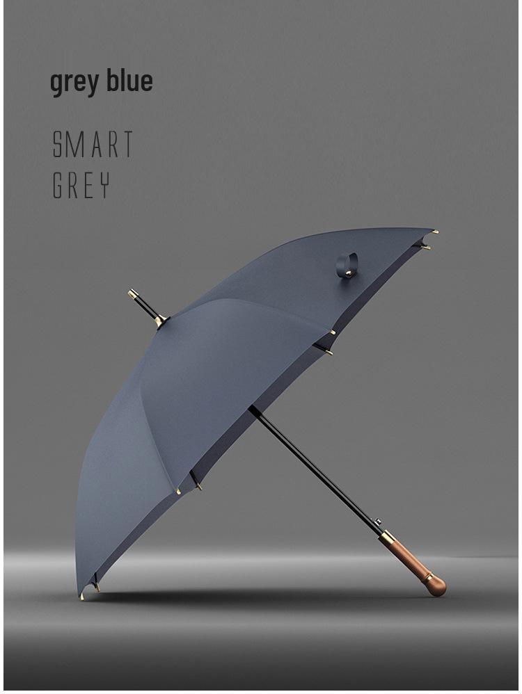 OLYCAT Olika Роскошный Двухслойный Зонт с Длинной Ручкой - Ветроустойчивый, Штормоустойчивый, Большого Размера с Пользовательским Логотипом