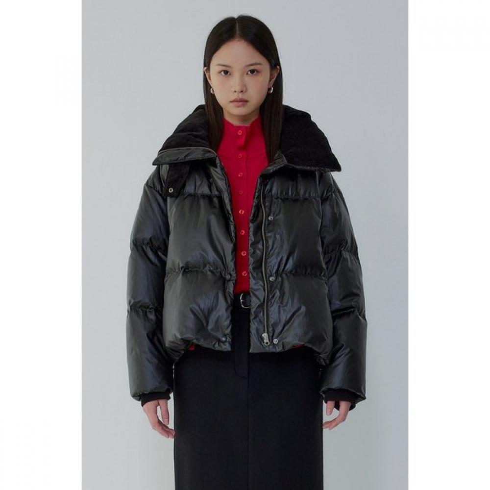 Voice Of Voices Glossy High Neck Goose Down Jacket 7156417006