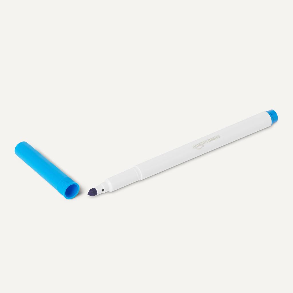 Amazon Basics Экстратонкий водосмываемый маркер Набор разноцветных ручек, 40,