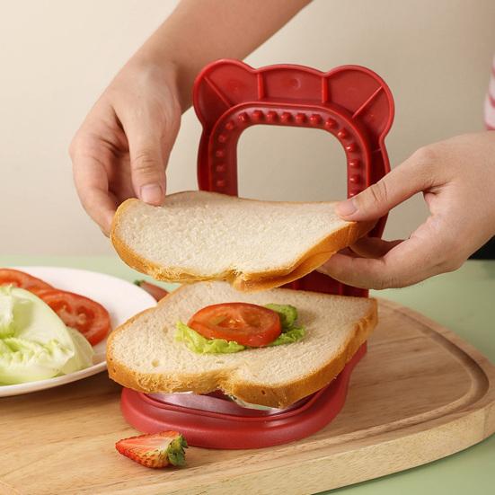 Sandwich Mold Bread Cutter Sealer Cartoon Food Grade Stainless Steel Breakfast Lunch DIY Toast Press Cutting Tool Kitchen Gadgets
